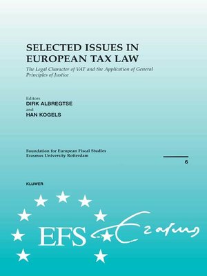cover image of Selected Issues in European Tax Law